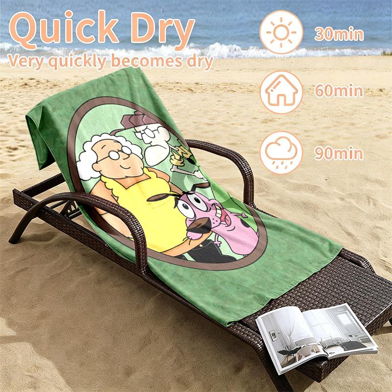 Brave Dog Beach towels also serve as bath towels summer essential a musthave for the outdoors the beach and the pool