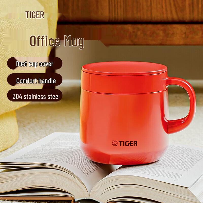 TIGER 280ml Stainless Steel Vacuum Insulated Coffee Cup темно-красный 280 мл