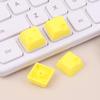 4Pcs Chesse Cake Cube Keycap For Mechanical Keyboard Keycaps Cartoon Cute Personality Keyboard Decorations