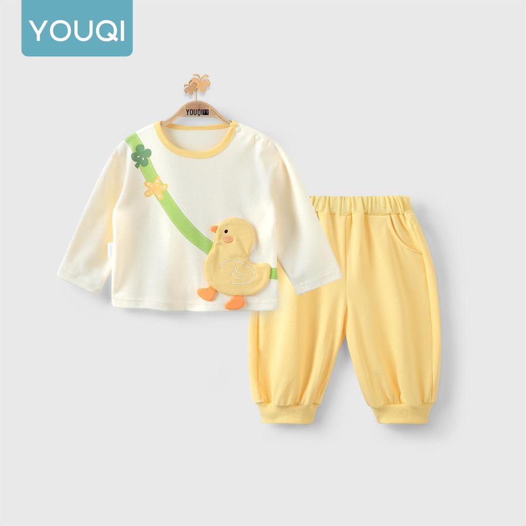 Youqi Infants' Close-Fitting Pajama Set - New Autumn/Spring 2026 Collection
