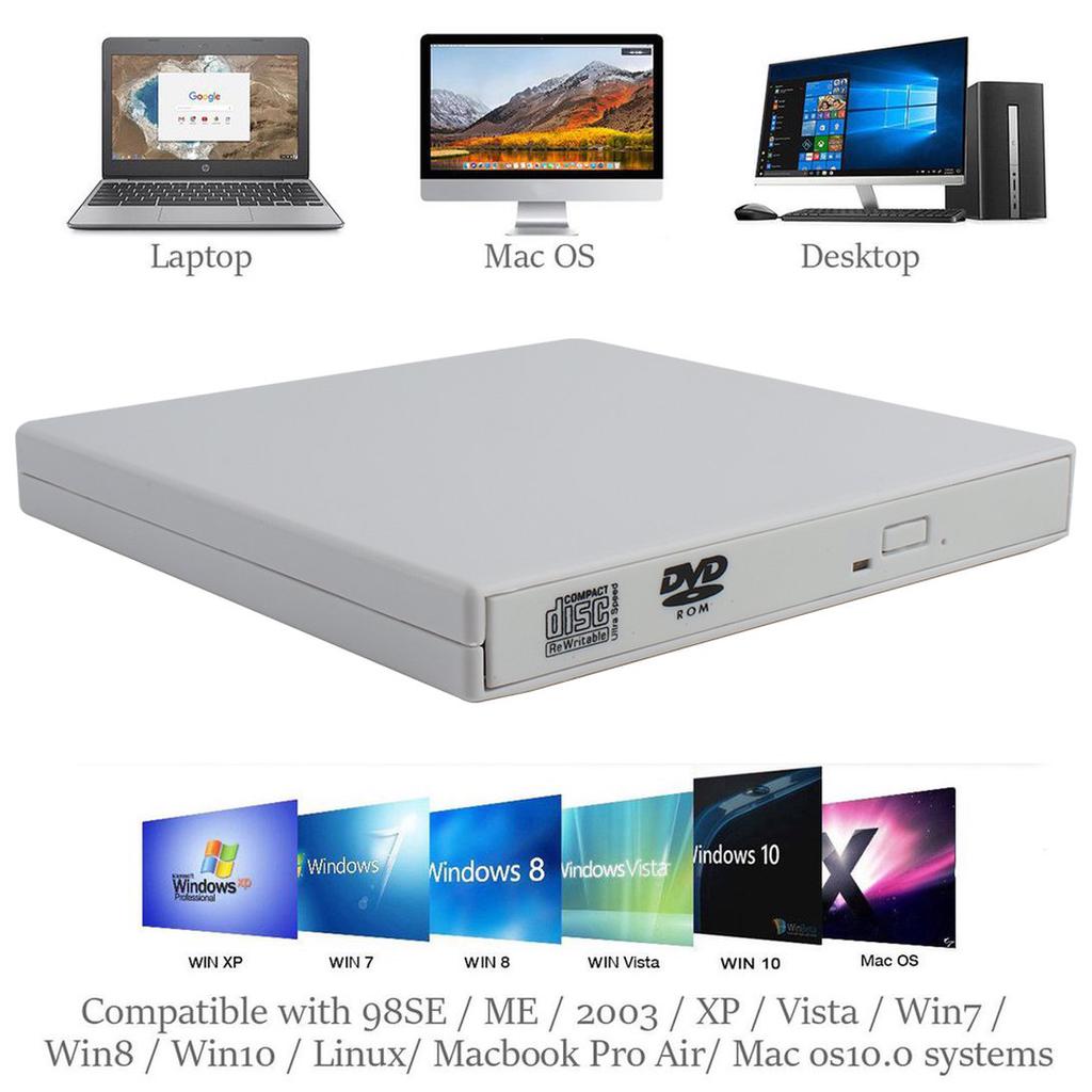 Buy USB External Combo Optical Drive CD/DVD Player CD Burner for PC ...