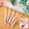 1/5 stk Nail Arts Silikonapplikatorpinner Gjenbrukbare Krom Glitter Påføring Manikyrverktøy Lett-Dupp Pigment Silikon Neglebørste
