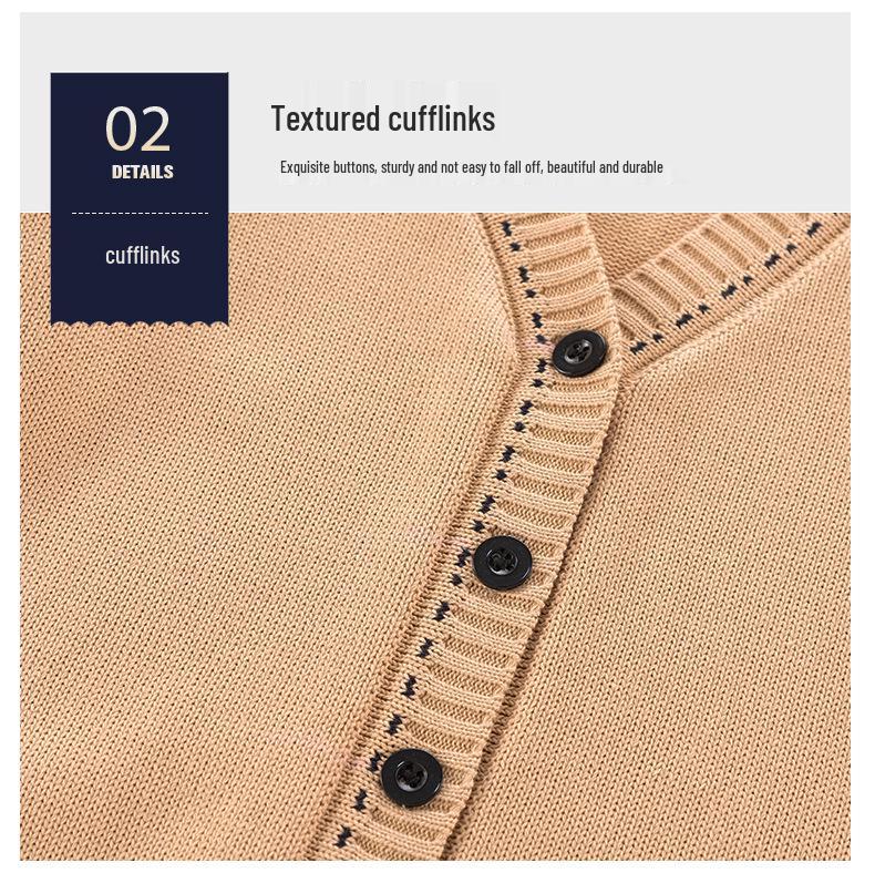 Children's British School Cardigan Three-Piece Set: Spring/Autumn Uniform for Primary and Kindergarten