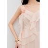 Women's Elegant V-Neck Ruffle A-Line Dress