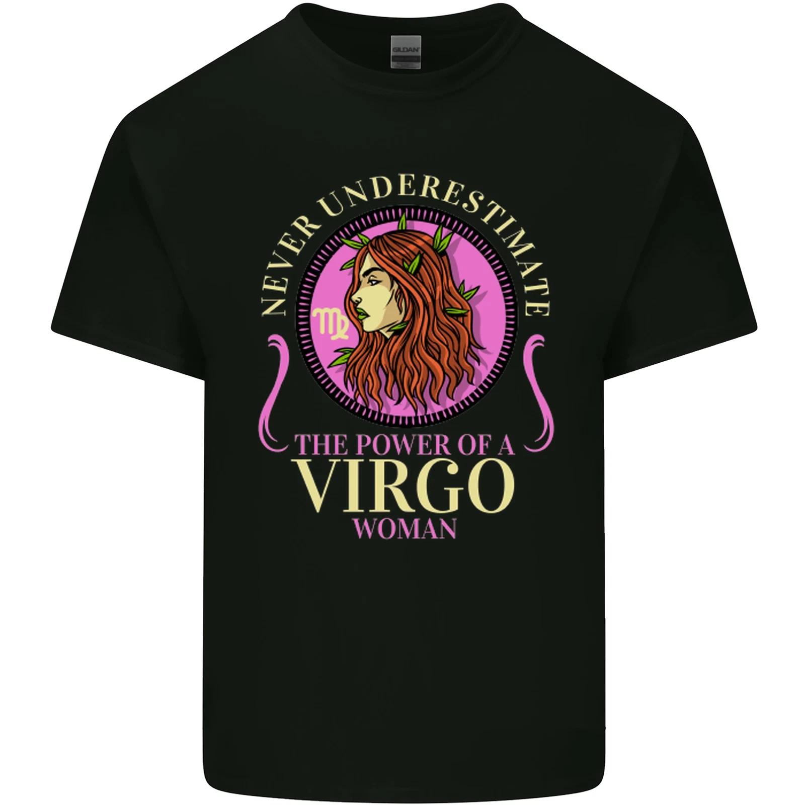 The Power of a Virgo Woman Star Sign Kids T-Shirt Childrens 3XL
