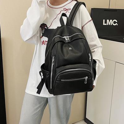 New Korean Style, Casual Backpack, Women's Multi-functional Travel Backpack, Simple Travel Commuter Bag