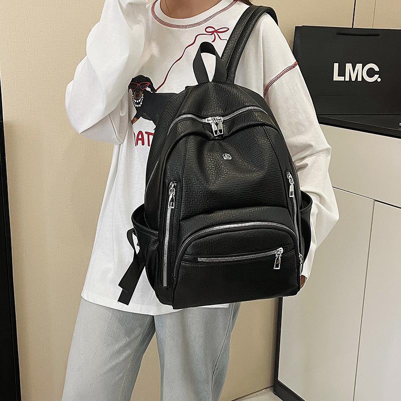 New Korean style, casual backpack, women's multi-functional travel backpack, simple travel commuter bag