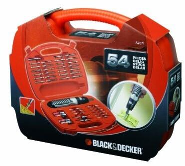Импульсный шуруповёрт Black & Decker A7071 Batterie-Stabschrauberset-Set 54-teilig