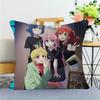 Anime B-Bocchi-The-Rock Pillowcase Toon Gift Cushion Cover Bedroom Home Sofa Chair Seat Decor Pillow Case