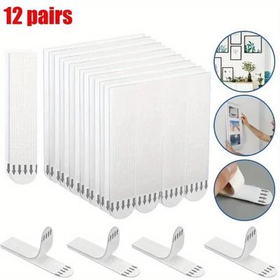 Tape Double Sided Strips Adhesive Hanging Mounting Picture Wall Stickers Sticky Removable Duty Heavy Pads Sticker Poster Frame