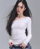 Zero Planet Chloe Asymmetrical Sleeve Top [White]