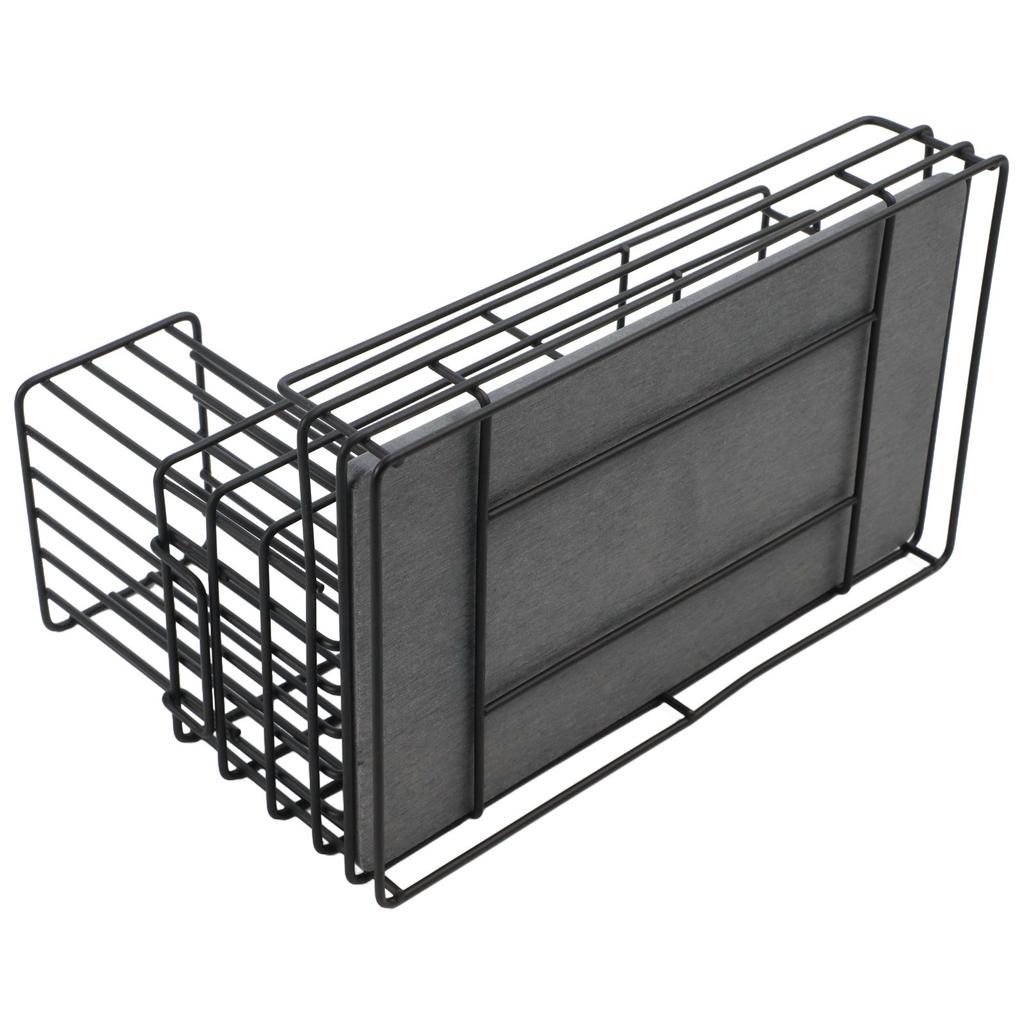 Dishwashing Area Sink Holder Water Absorbent Tray Carbon Steel Sponge Rack Sink Drainer 24x14x13.5cm Diatomite Stone Tray