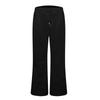 Ladies Fashion Loose Draw String Waist Solid Color Cargo Pants Leisure Flares