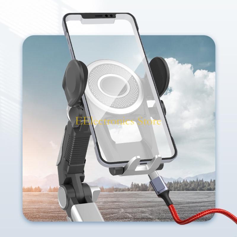B03C Universal Car Cell-Phone Mount Cradles Extendable Holder Powerful Clamps Sucker Cup Bracket Arm for Auto Center Console