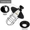 Retro Solar Hanging Lantern: Outdoor Garden, Balcony, & Courtyard Decor - Wrought Iron Atmosphere Night Light