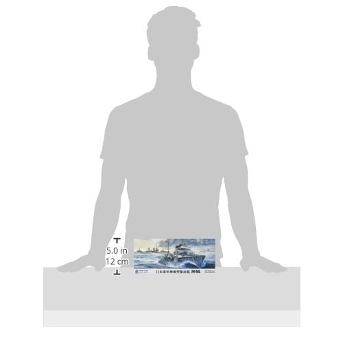 Pit Road 1/700 Japanese Navy Kamikaze-class Destroyer Kamikaze [Full Hull Model + Midget Submarine Kairyu]