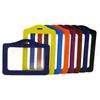 Transparent ID Badge Case PU Leather Name Card Cover Business Card Holder  Students