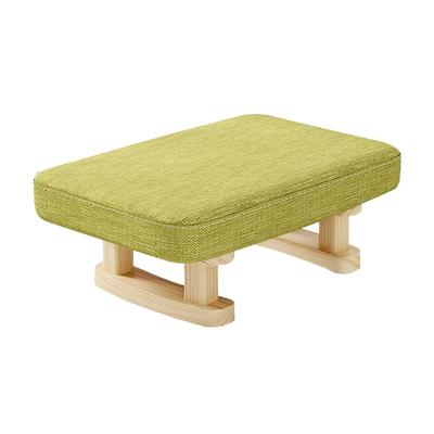 AZNABLE Seiza Chair, Cross-legged, with Cushion, Lightweight, for Japanese-Style Rooms, 41 X 30 X 18 Cm (Green)