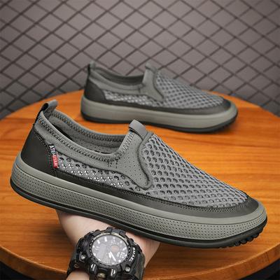 Mocassini Estivi da Uomo di Lusso con Plateau Casual Sportive Scarpe da Tennis da Uomo 2024 Comode in Rete Moda Outdoor Scarpe da Trekking
