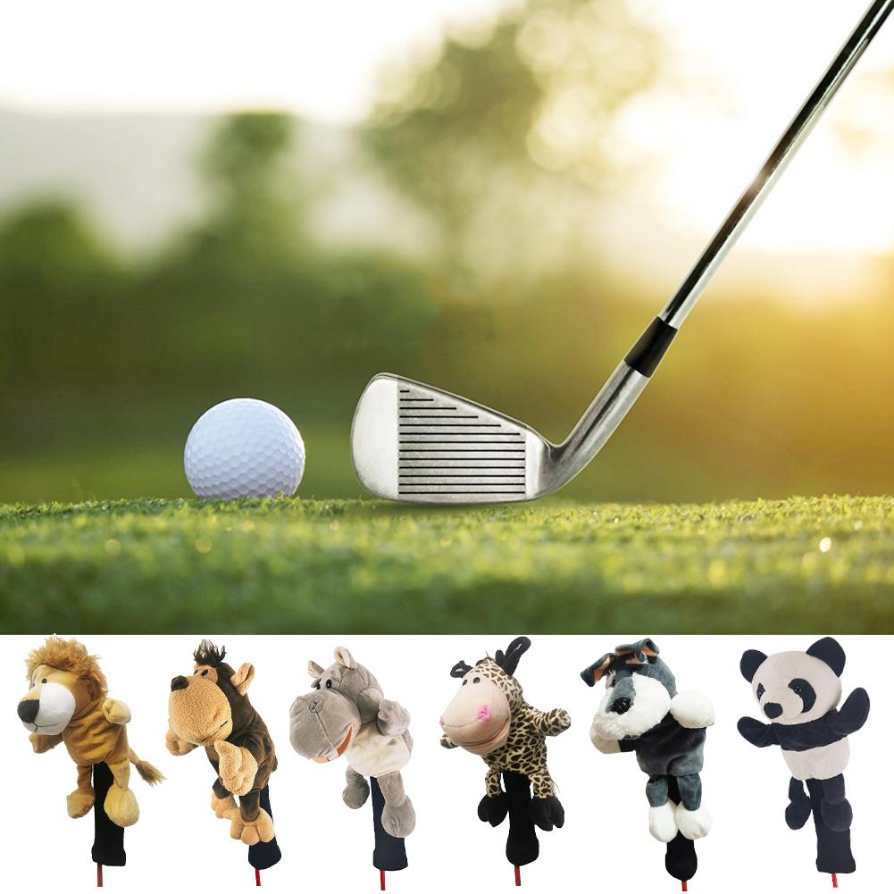 Tier-Golfschläger-Headcover für Driver, 460CC Fairway Golfzubehör Golf-Headcover-Schutz, Golfholz-Abdeckung Neuheit Niedliche Geschenke