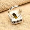 Unique Citrine Gemstone Handmade 925 Sterling Silver Beautiful Jewelry Ring