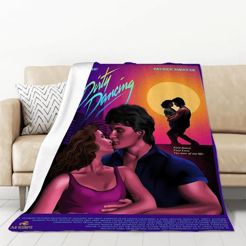 Dirty Dancing Movie Inspired Cozy Fleece Throw Blanket Warm Plaid Quilt for Sofa or Bed Perfect Winter Companion