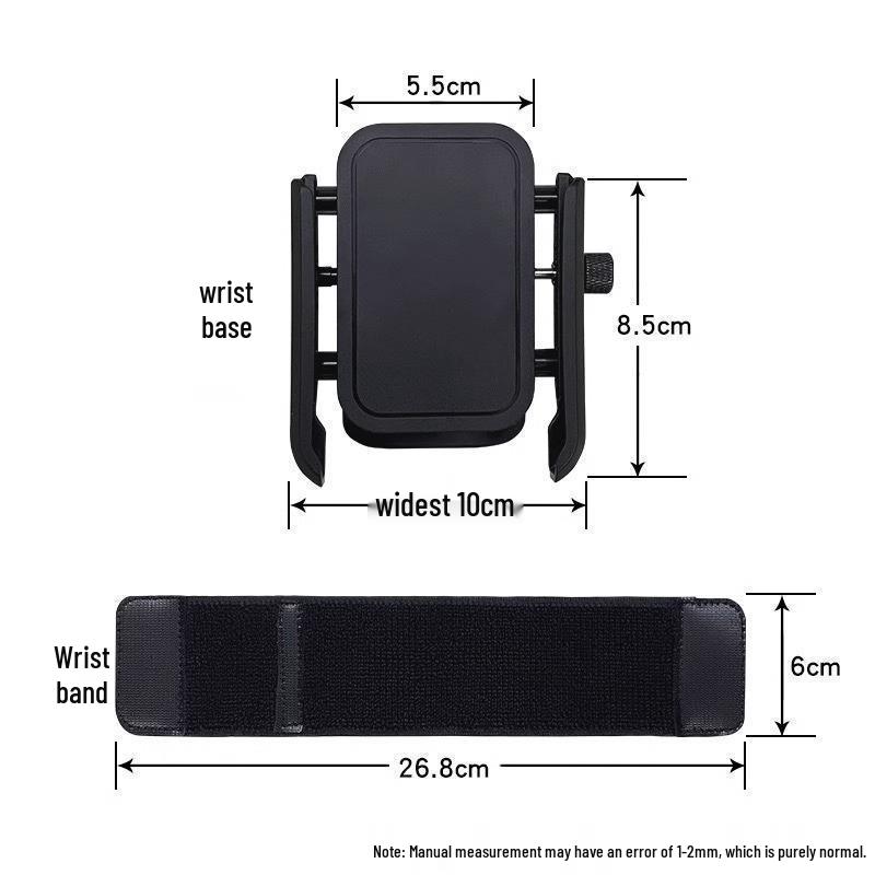 

Wristband Phone Holder for Riding, Live Streaming, and Navigation