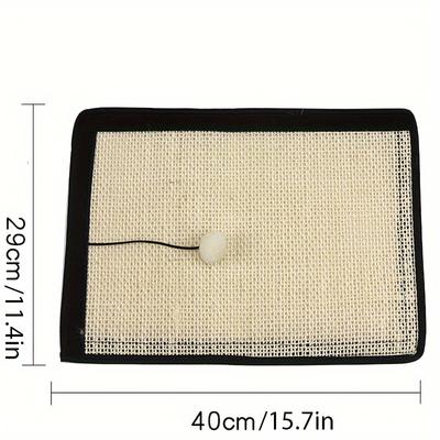 Cat Scratch Board with balls,Cat Scratcher Pad - Durable Indoor Cat Scratching Post with Mouse Toy for Fun and Exercise