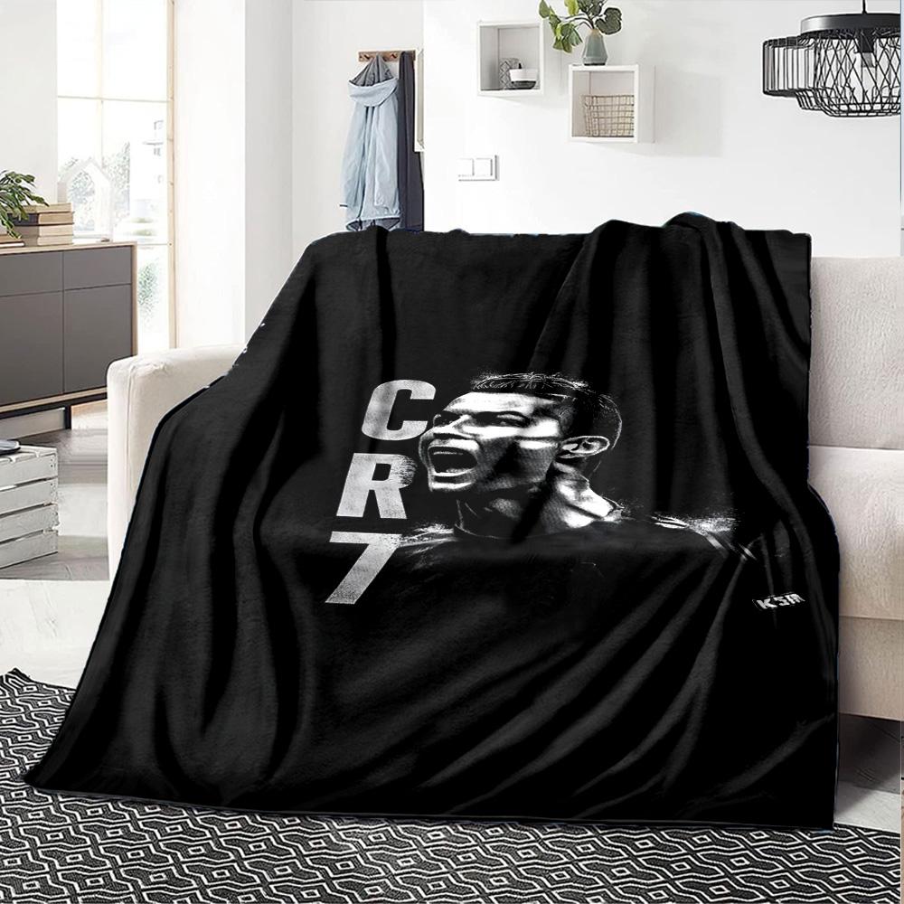 CR7 Blanket Soft Warm Cozy Suitable for Bed Office Bedding for All Occasions Digital Print Gift for Travel Home Birthdays