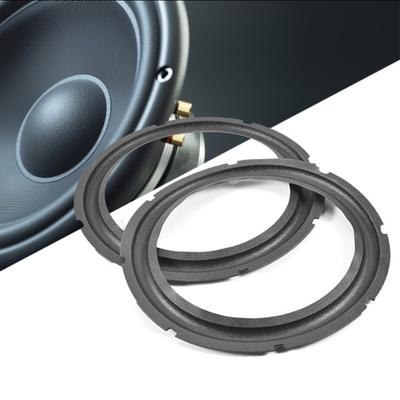 10inch Speaker Surround Repair Rubber Woofer Edge with Hole2pcs