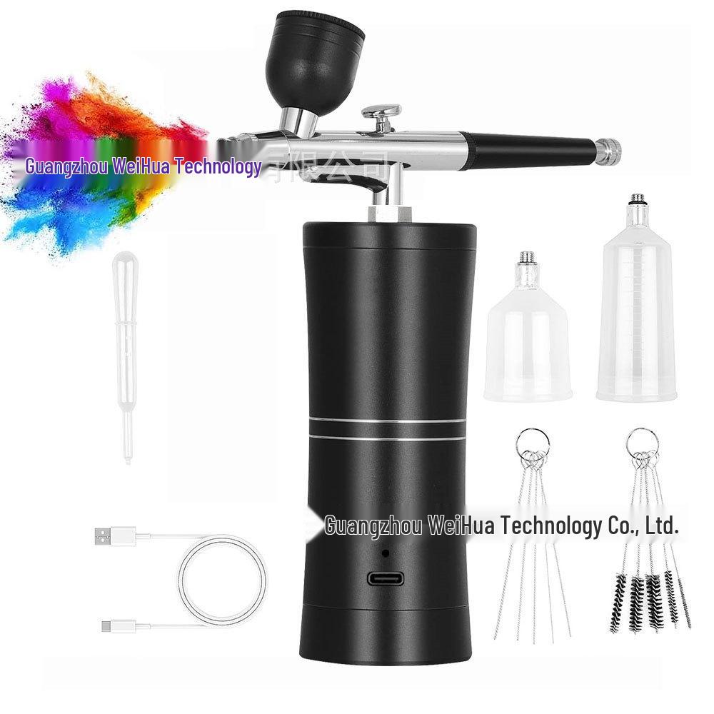 Portable Oxygen Injector Facial & Nail Art Airbrush for Hydration and Essence Spray