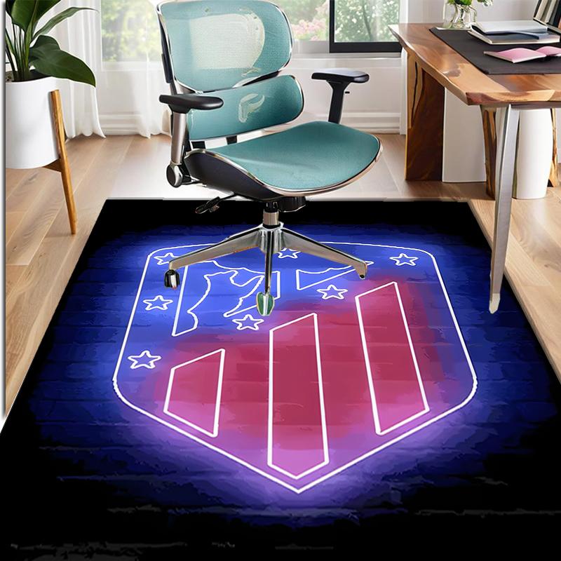 Football Club Pattern Rug, Indoor/Outdoor Mat, for Picnic, Gameroom, Bedroom, Office, Living Room, Home Decor Carpet, Birthday Gift