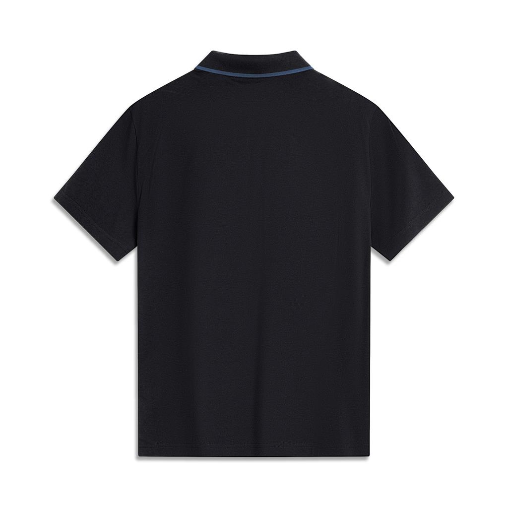 Li Ning Sports Trendy Collection Polo Shirt Men's Black APLU165-3