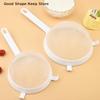 Single Plastic Mesh Spoon Strainer Kitchenware Essential Nut Milk Flour Sieve with Handle Soy Coffee Filter for Kitchen