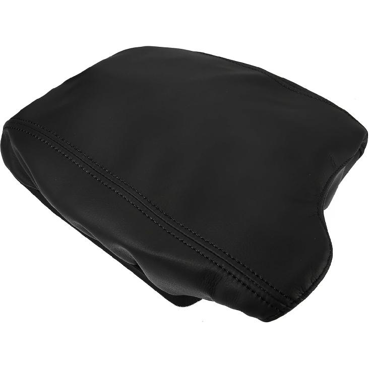 Unifizz Black PU Leather Car Center Console Cover Armrest Protector Cover Pad Replacement for Honda Accord 9th 2013-2017 Black Stitches Arm Rest