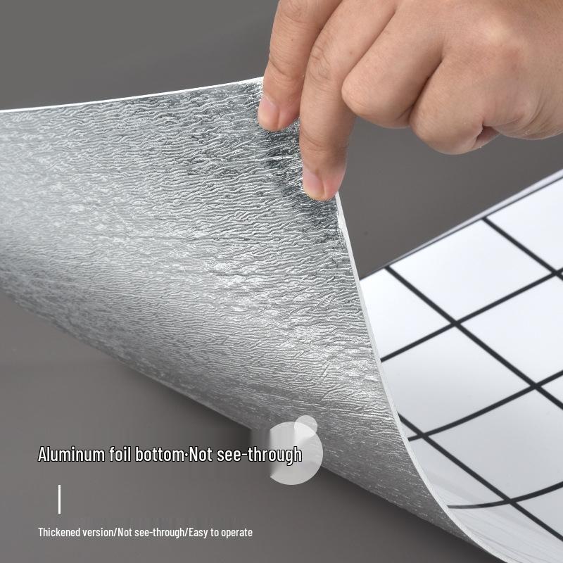 JINGRUIXIANG Self-Adhesive Waterproof Tile Pattern Wall Stickers (10-Pack)