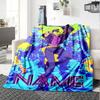 Customiz Name Personality JoJo's Bizarre Adventure  Blanket Soft &Warm Sofa Office Bed Travel Lunch Break Blanket, Gift Suitable All Seasons