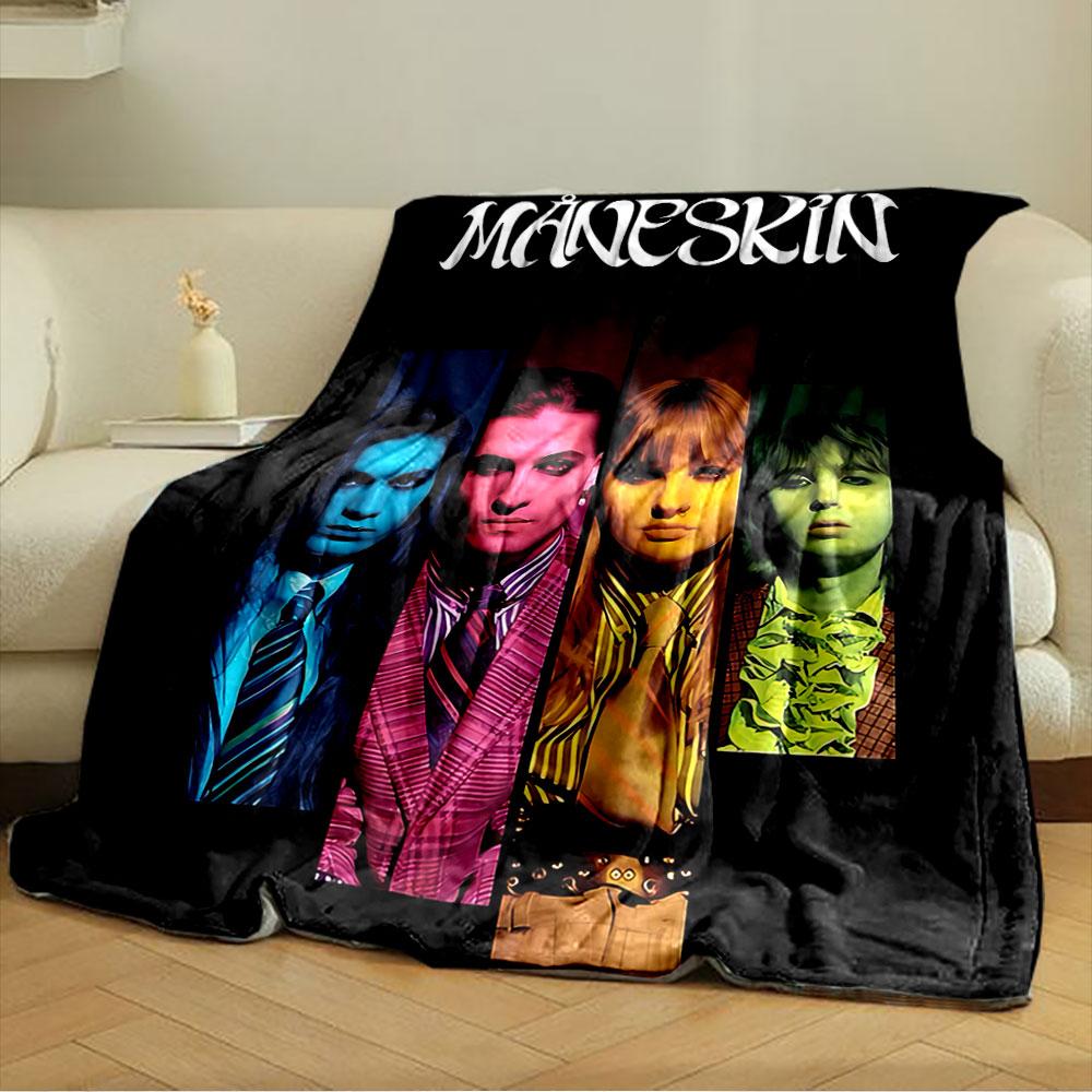 Colorful Portrait Design Blanket for All Seasons Blanket Lunch Break Throw Gift