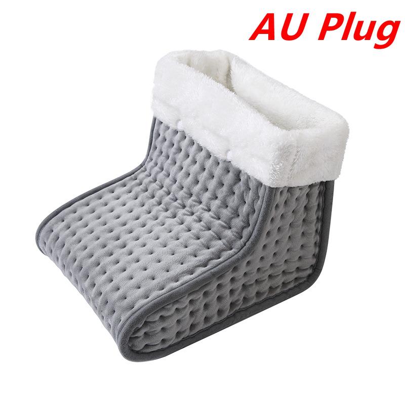 Electric Heated Foot US/EU/UK/AU Warmers Soft Feet Heating Pad 4-gear Adjustable Temperature Electric Shoe Heating Pad