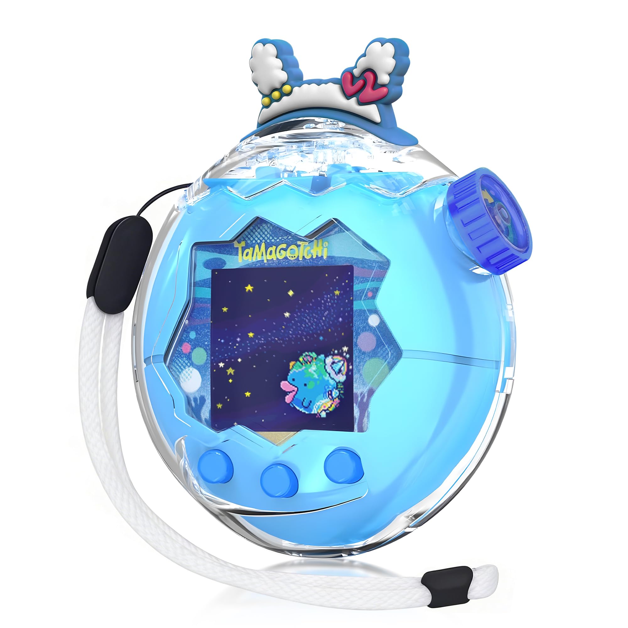 

Newzerol Tamagotchi Paradise Protective Case Replacement Communication Tamagotchi Paradise PC Shock Scratch Strap [Special Release] Cap, Compatible,