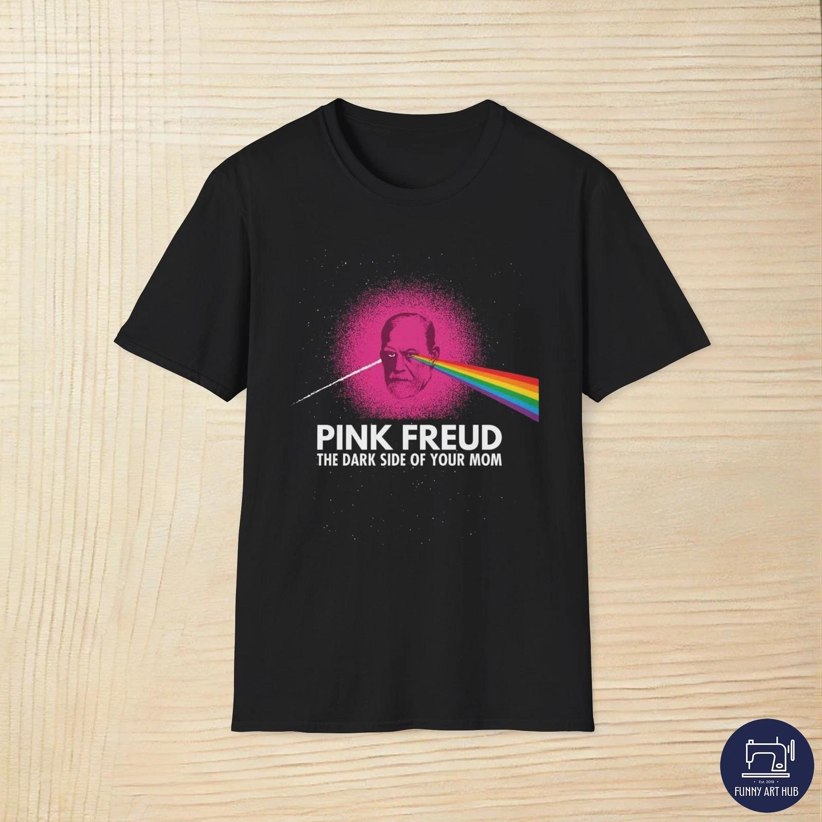 Pink Freud the dark side of your mom Unisex T-Shirt XS