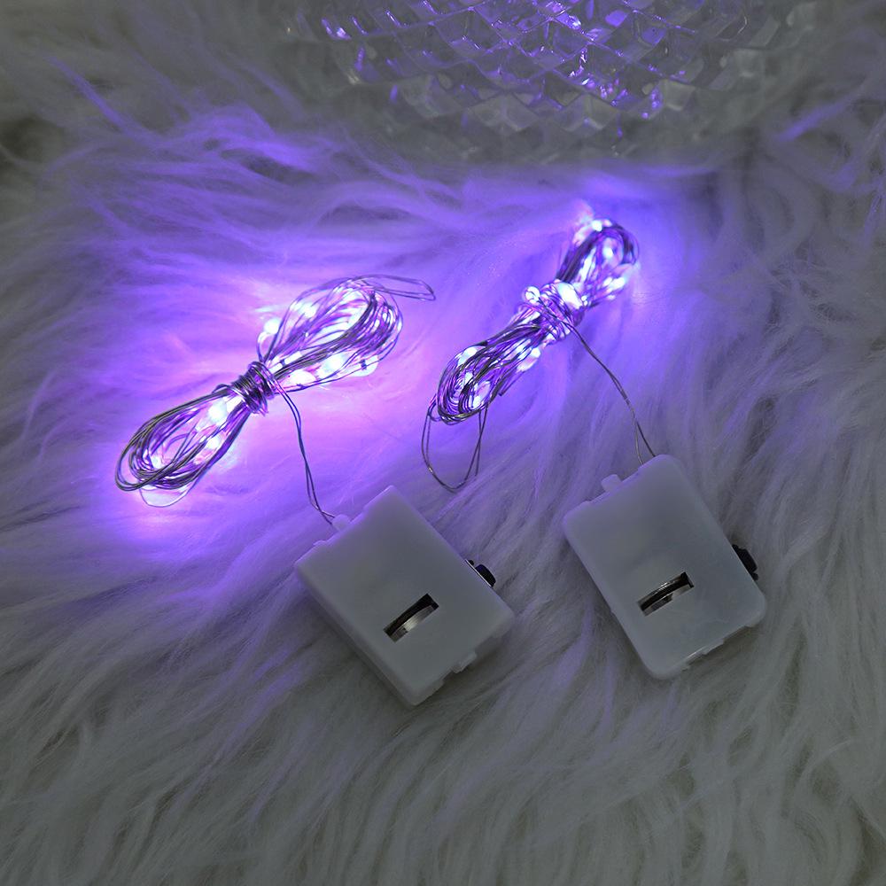 Rose Flower LED String Lights - Mini Decorative Copper Wire Lights for Christmas & Festive Glow.