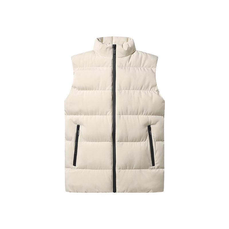 

2026 New Vest Men s Large Size Autumn And Winter Down Cotton Thickened Sleeveless Vest Casual Sports Waistcoat Warm Jacket M-8XL L хакі