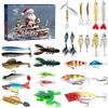 Advent Calendar Fishing Christmas Countdown,Fishing Advent Calendar Christmas,24 Days Fishing Set Fishing Advent Calendar