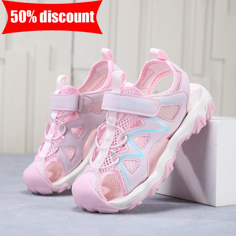 Children Sandals Girls Fashion Comfortable Summer Beach Shoes Outdoor Anti Slip Wear-resistant Walking Sandals Sports Shoes Boys