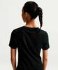 NIKE Sportswear Slim Short Sleeve Burnout Logo Top W - Black / Io1517-010