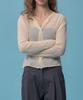 Themilui Thin Croche Cardigan (Linen Beige)