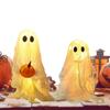 2 Pcs Ghost Decor Spooky Cute Halloween Decor  Festive Gothic Lighted Decorations Sculpture for Home Window Garden Bar Porch