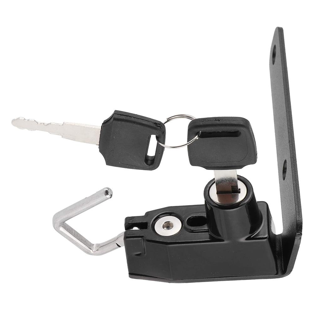 Motorcycle Helmet Lock Anti Theft Security Parts Fit Ninja 250/400 2018 Motorcycle Helmet Security Lock Aluminum Stainless Steel Black Silver