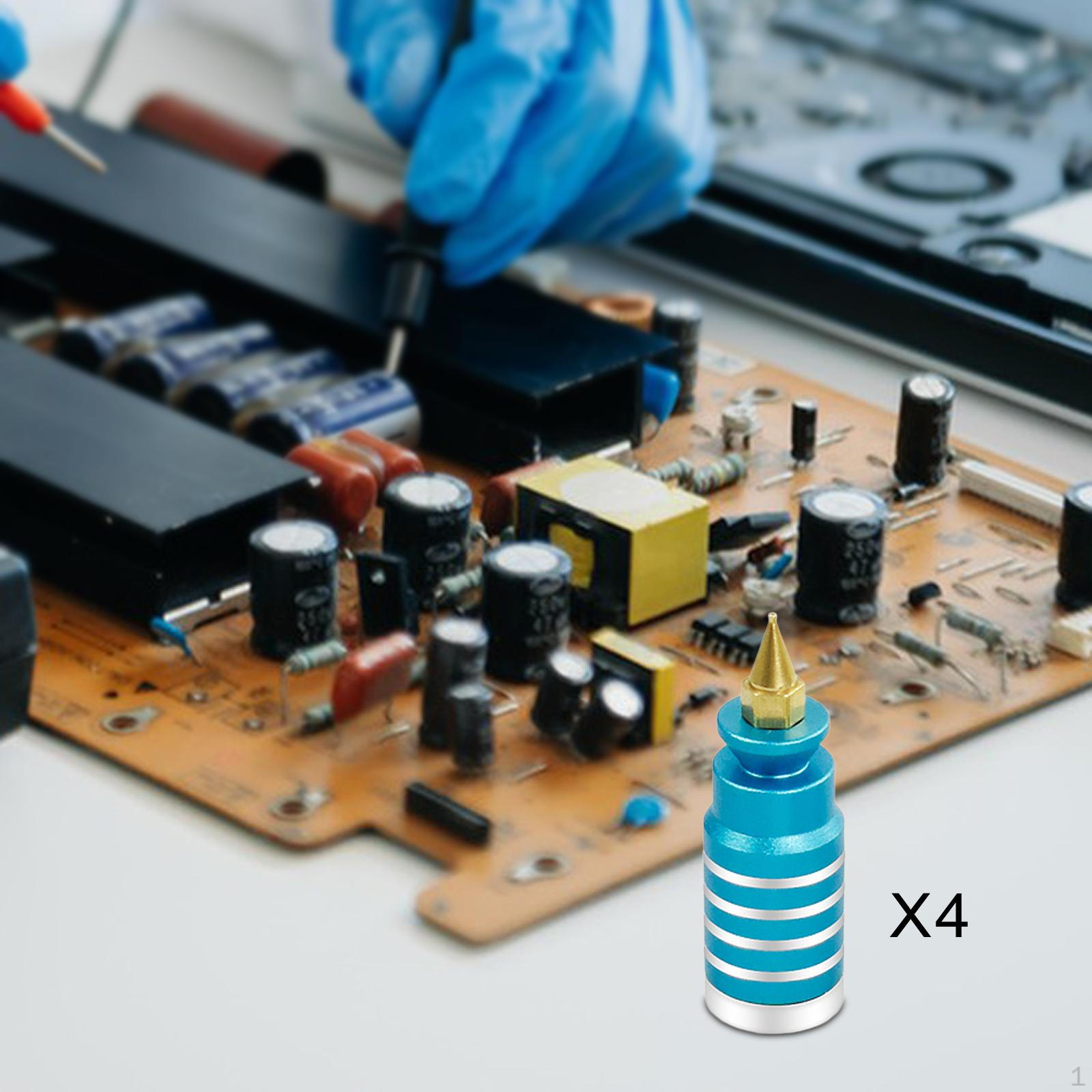 

4 штифта для фиксации печатных плат для инструментов поддержки и зажима печатных плат синий